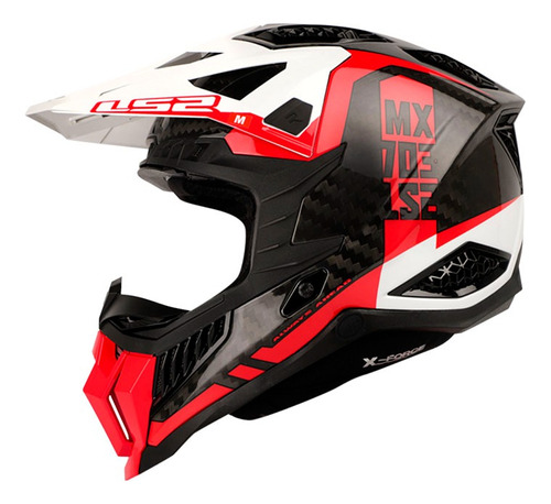 Casco Ls2 Cross Mx 703 X Force Victory