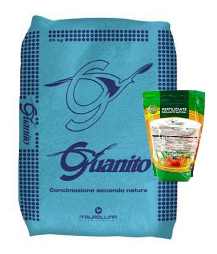 Guanito Fertilizante Organico Bolsa X 25 Kgs 