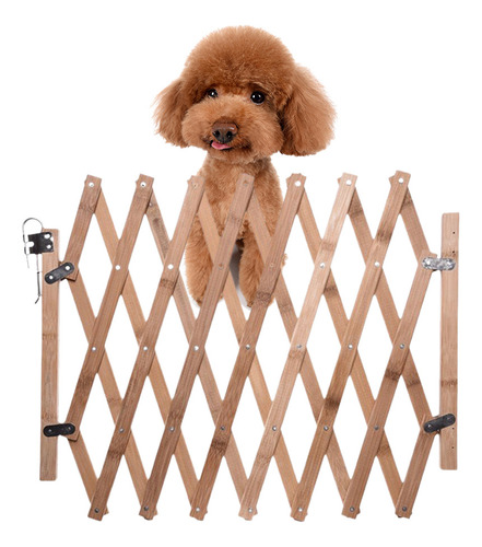 Puerta Corredera Retráctil Ajustable Para Perros Pet Gate De