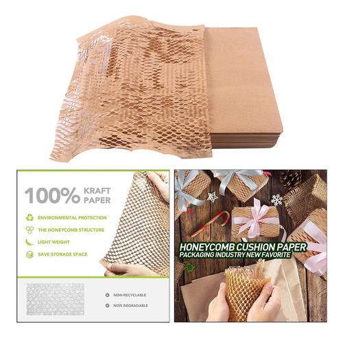 Fweaad Papel Kraft Para Envolver Paquetes De Envío De
