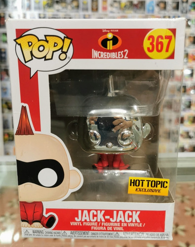 Funko Pop Jack Jack Chrome Incredibles 2 Exclusivo Hot Topic