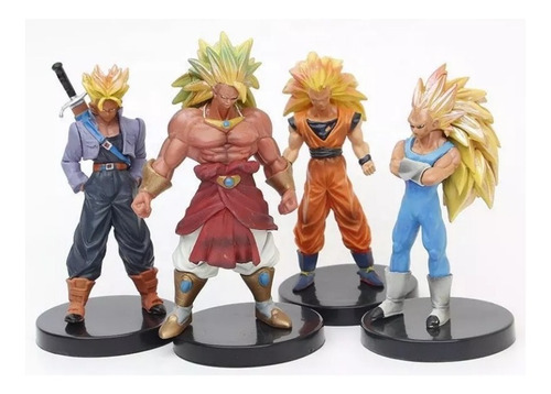 Dragon Ball Figura Muñeco Set Juguete 12 Cm Goku Vegeta Mas 