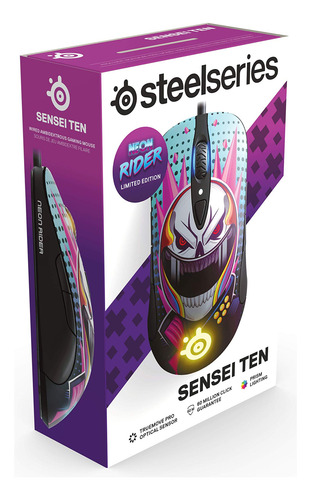 Mouse Para Jogos Steelseries Sensei Ten Neon Rider Edition