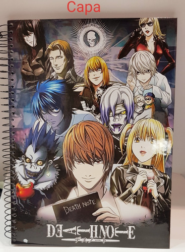 Caderno Univ Death Note Anime Jp 10 Matérias 200 Folhas