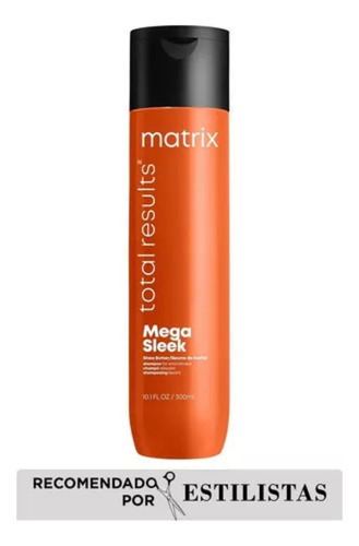 Shampoo Matrix Total Results Mega Sleek Limpiador De 300 Ml