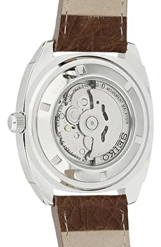 Reloj Seiko Con Correa Azul De Cuero Marrón Para Hombre De S