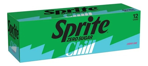 Refresco Sprite Chill Zero Sugar Pack De 12 355ml Cherrylime