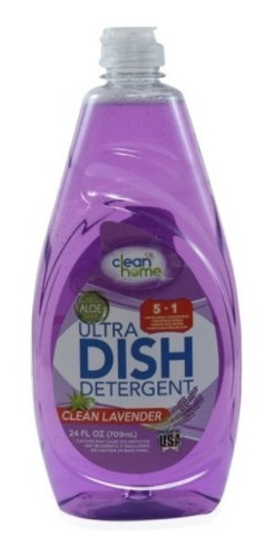 Jabón Líquido Lava Platos Clean Home 24oz