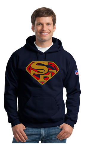 Sudadera Capucha 49ers San Francisco Niners Nfl Americano M4