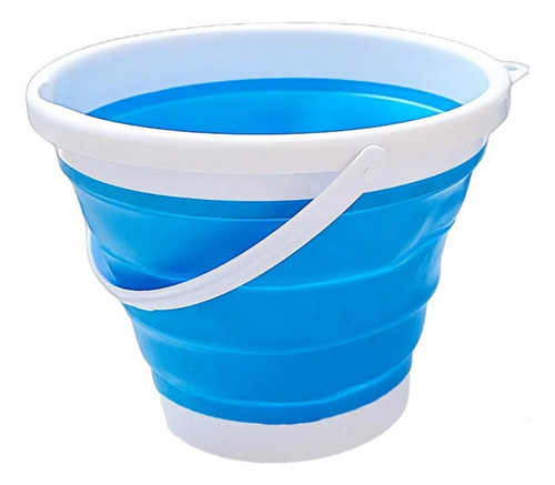 Balde Dobrável Retrátil Silicone 3 Litros Multiuso