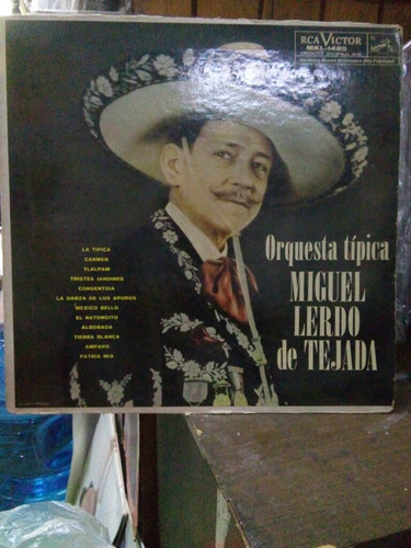 Orquesta Típica Miguel Lerdo De Tejada, Vinyl Lp Acetato.