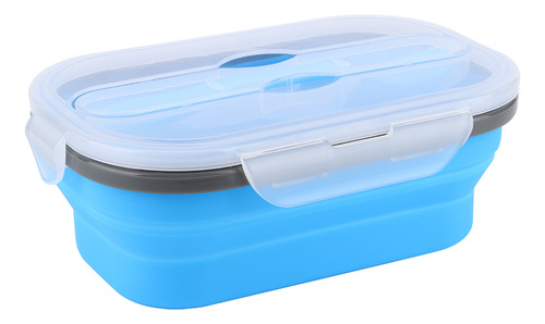 Cajas Bento Plegables Portátiles De Silicona Para Almuerzos