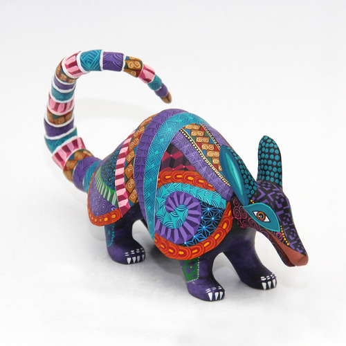 Alebrije Armadillo De Madera Tallada, Aripo