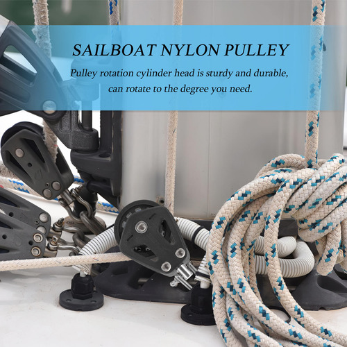 Polea Para Velero, Grúa, Polea De Nailon, Elevación De Bloqu