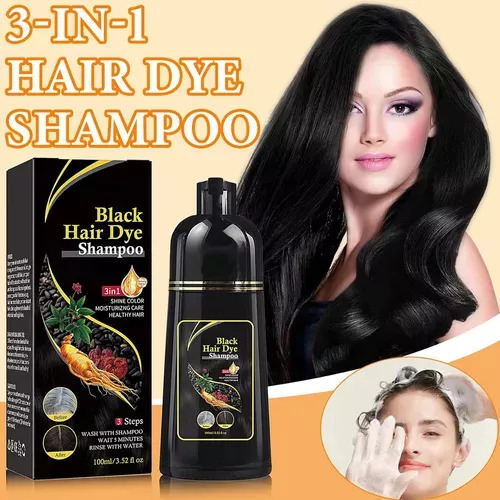 , Champú Para Teñir El Cabello 3 En 1