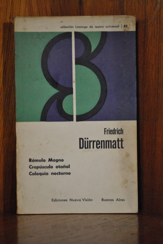 Friedrich Dürrenmatt - Obras