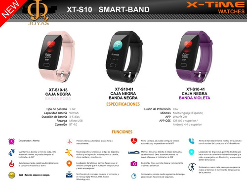 Imagen 2 de 4 de Reloj Inteligente Smartwatch S10 Banda Android Ios X-time