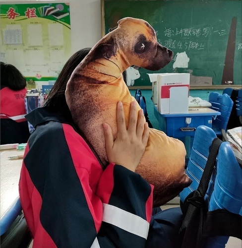 Almohada De Perro Simulación 3d Almohada De Peluche Shapi Al