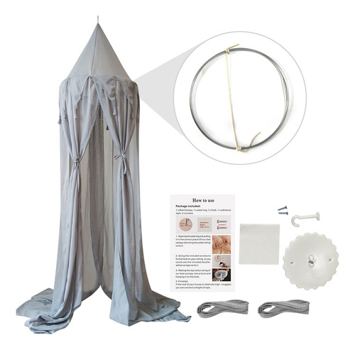 Carpa De Juegos Con Dosel Con Forma De Cúpula Colgante Con B