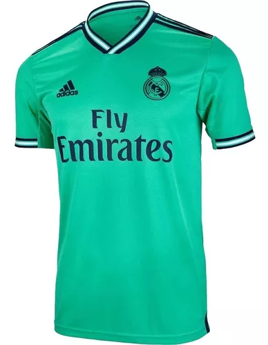 maduro Cardenal Tierras altas Camiseta Real Madrid Verde Tercera 2019-20 Benzema Ramos