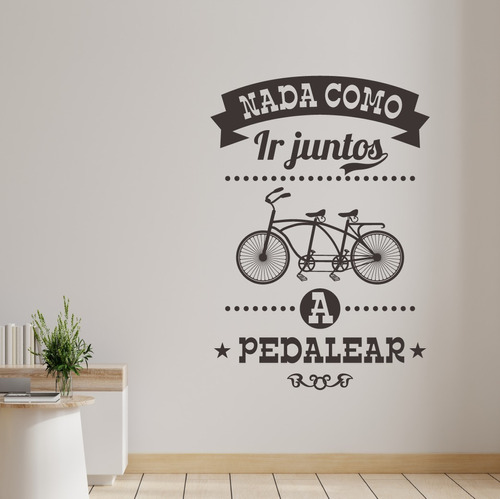 Nada Como Ir Juntos Frases Decorativas En Vinil Adhesivo