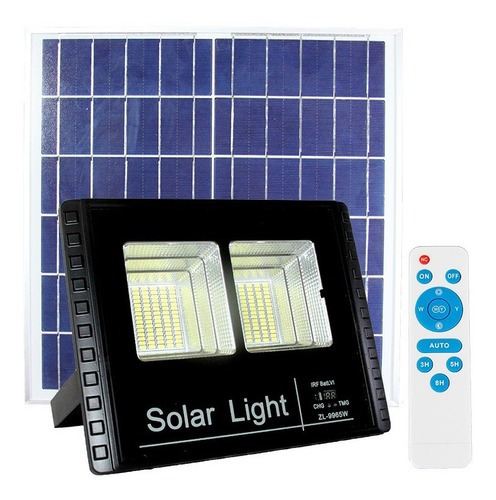 Reflector Solar Led 65w Con Panel Solar Ip66 Lamparas Solare
