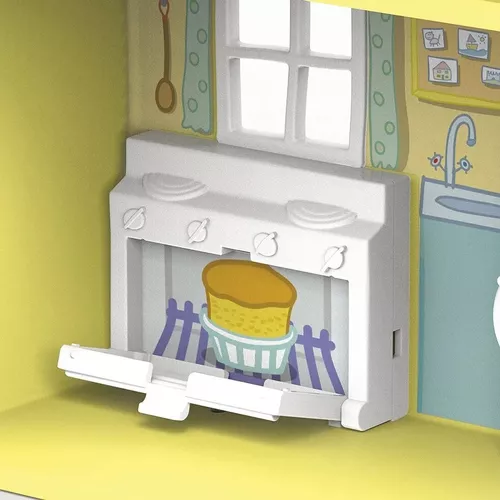 Brinquedo Casa Peppa Pig Quarto Sala Cozinha Banheiro Movéis