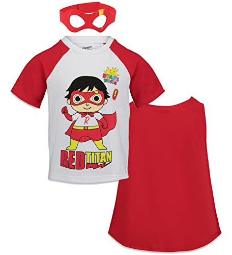 Ryan's World Red Titan - Camiseta De Cosplay Para Niños Pequ