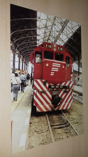 Ferrocarril: Foto Original 20x30 Locomotora G22 E710 Belgran