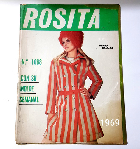 Lote 10 Revistas Chilena Rosita Años '60 En Regular Estado.