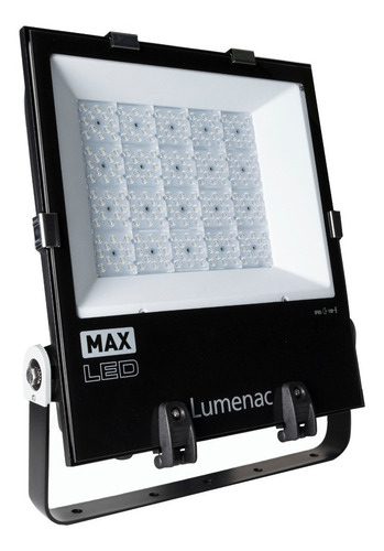 Proyector Reflector Max Pro Led 180w Lumenac Padel Fútbol Carcasa Negro Luz Blanco Frío 5000k