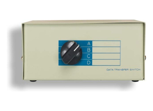 Kentek Db9 Hembra 4 Via Manual Interruptor Dato Caja Rs-232