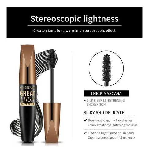 Mascara De Pestañas 8d Waterproof Super Largas Premium New!