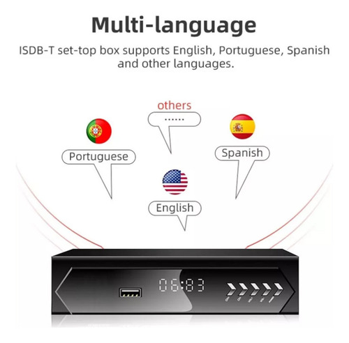 Decodificador Y Convertidor De Señal De Tv Digital A Analógi