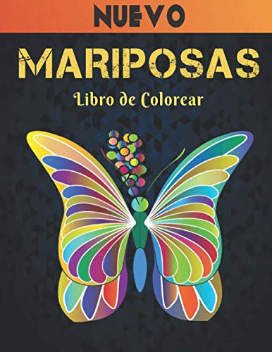 Mariposas Libro De Colorear Nuevo: Hermoso Alivio Del Estres