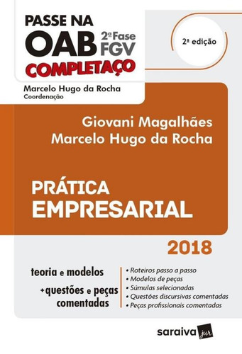 Passe Na Oab 2 Fase Fgv - Completaco - Pratica Empresarial 2