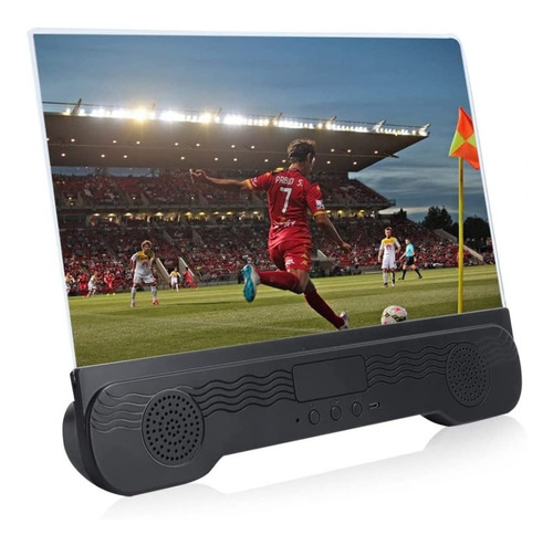 Ampliador De Pantalla 3d Tipo Lupa Bluetooth De 12 Pulgadas