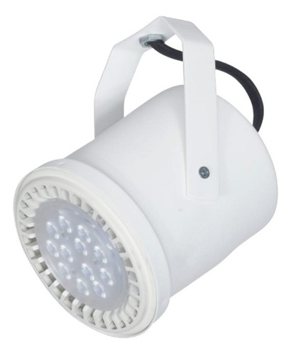 Spot Tacho Negro Blanco Apto Ar111 Led Gu10 Apto Riel 