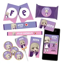 Comprar Kit Imprimible Personalizado Lyna Youtuber Cumple Candy