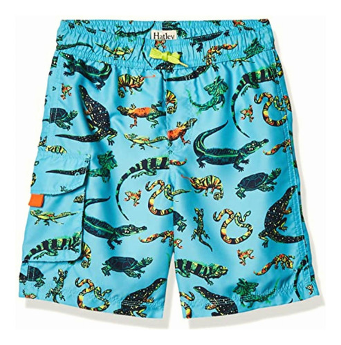 Hatley Pantalones Cortos Para Niños, Reptiles