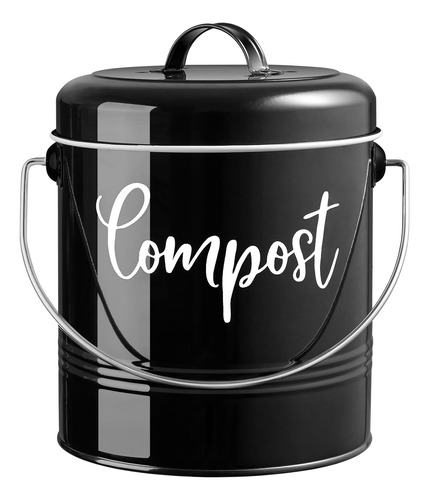Cubo De Compost De Cocina 1.3 Galones Cubo De Compost D...