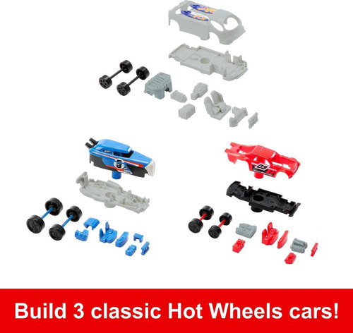 Mattel Games Hot Wheels Build N Slam, Juego Para Niños Con