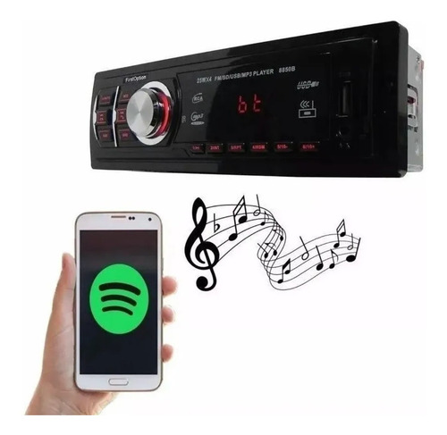 Imagem 2 de 4 de Mp3 Player Som Carro Automotivo Bluetooth Pendrive Sd Rádio