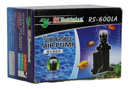 Imagen 10 de 10 de Aireador Sumergible Pecera Acuario Luz Bomba Agua Rs 600la