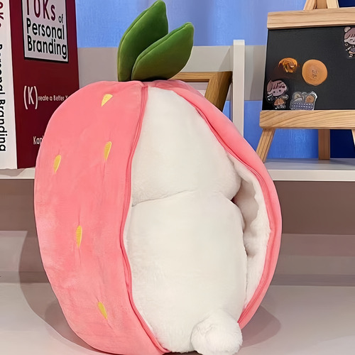 2 Muñecos De Peluche Con Forma De Conejo Con Forma De Fresa