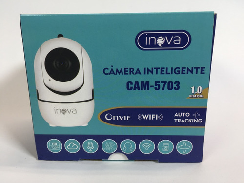 Imagem 9 de 10 de Câmera Inteligente Wifi 1 Mega Pixel Inova Cam-5703