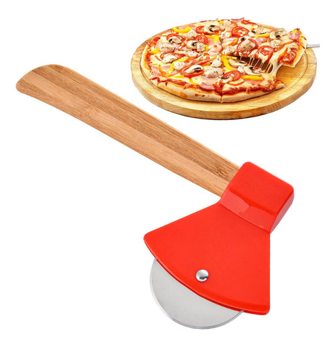 Cortador De Pizza Con Hacha Cortador Ergonómico De Rodillos