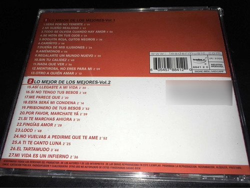 Grupo Alegria De Santa Fe Lo Mejor Vol 1 Y 2 Cd Nuevo