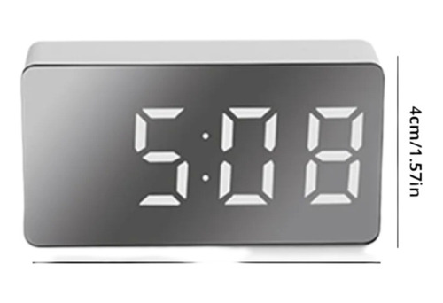 Reloj Digital De Escritorio. Luz Led. Despertador.