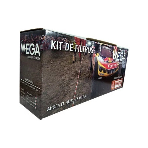 Kit De 4 Filtros Para Peugeot 207 Compact 1.6 Wega